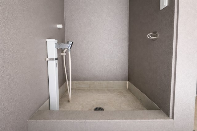 プレサンスロジェ金山駅前のその他共用部分|散歩後も清潔にできる、便利なペット足洗い場