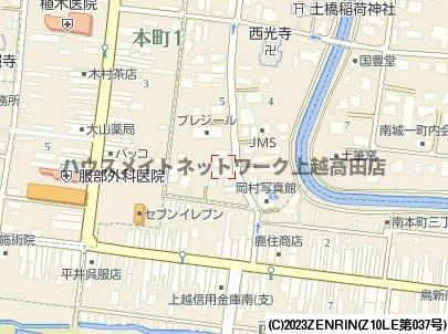 プレジールの地図|位置図