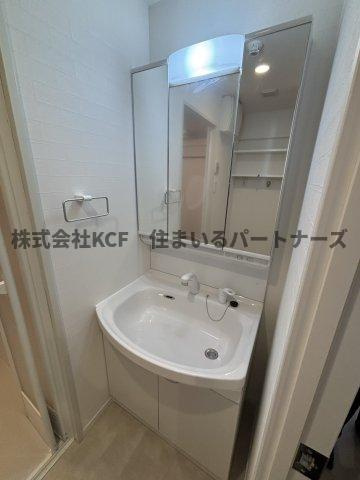 GlanZ　六ツ門の洗面所