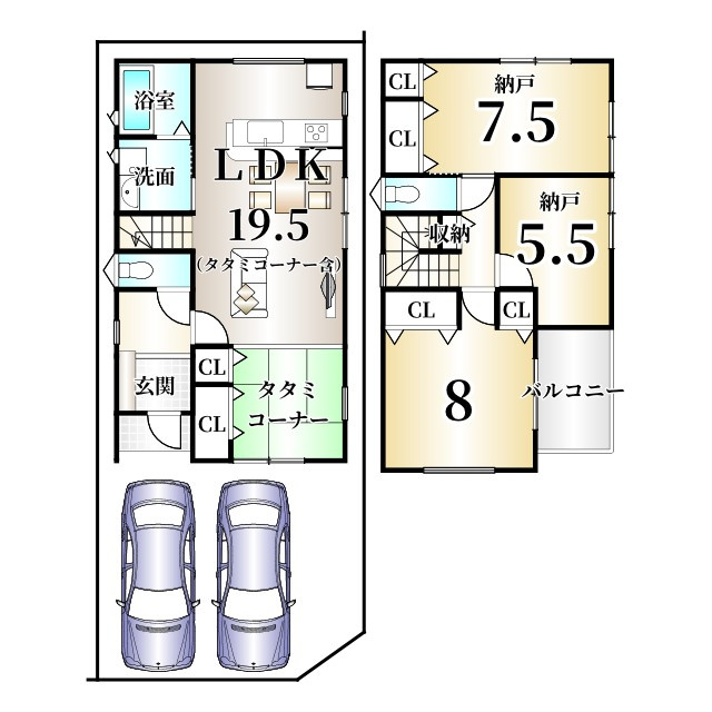 羽束師鴨川町【２区画】２号地