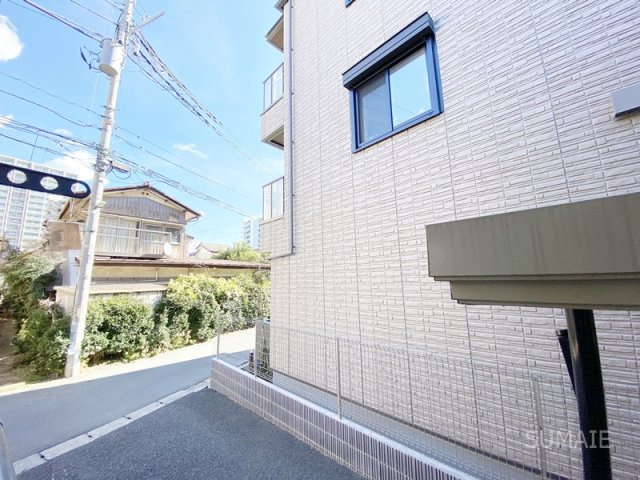 キャッスルハイツの展望|1階ですが、人目は気になりません！