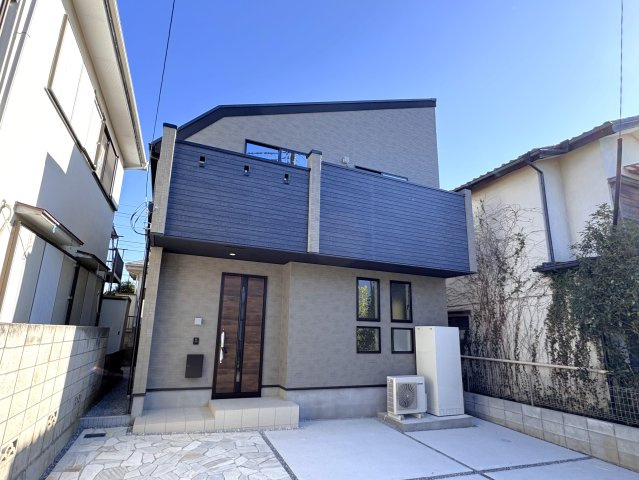 柏市増尾８丁目新築戸建の外観|完成済み内覧可能です！！