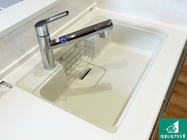 泉南郡熊取町大宮　新築一戸建ての設備|広々としたシンクで食器洗いも楽々！
