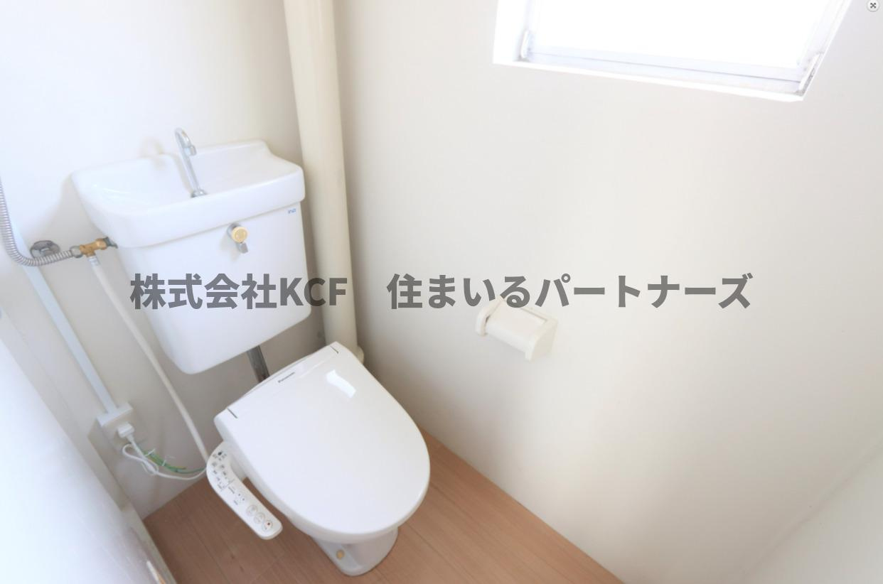 ビレッジハウス荒木一号棟のトイレ|ゆったりとした空間のトイレです