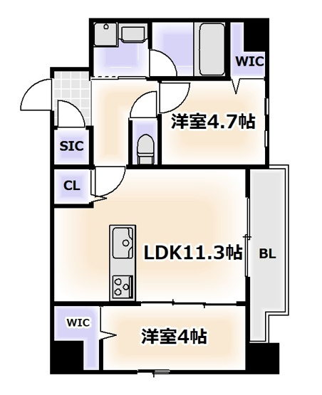 【間取り】 | スプランディッドⅩ