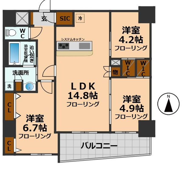 【間取り】 | コンフォリア・リヴ永福町