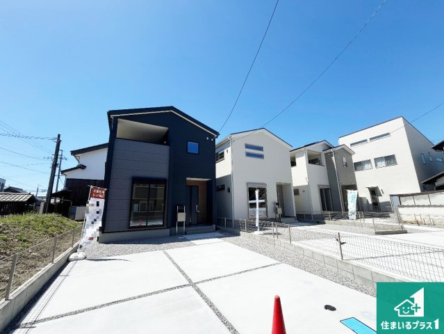 ★甲賀市水口町八坂　新築一戸建ての外観|お客様に長く安心して住んでいだだける事にこだわった家づくり！住んでからのアフターサービスにもしっかりと取り組んでいます！