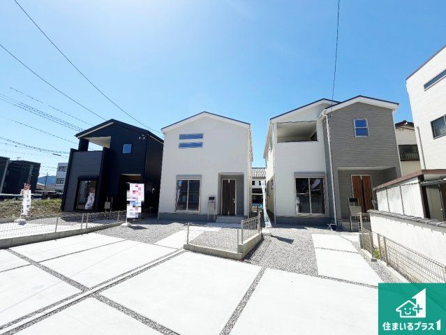 ★甲賀市水口町八坂　新築一戸建ての外観|安心の10年保証！外観を美しく保ち、雨水で汚れを落とします！気になることがありましたら、お気軽にお問い合わせください！
