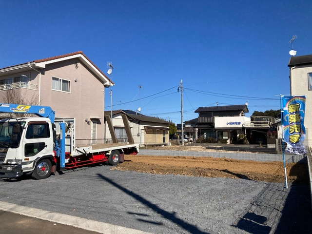 リーブルガーデン  小美玉市納場　第4　限定1棟！の前面道路含む現地写真|日当たり良好です！