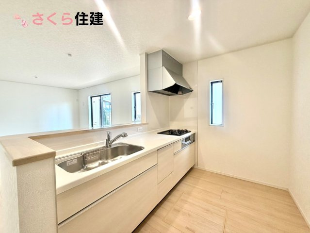 クレイドルガーデン宇都宮市宝木本町　第7　1号棟の内観：施工例|同社施工物件の写真です。浴室暖房乾燥機は冬は暖かく、雨の時期には洗濯乾燥に大活躍です◎