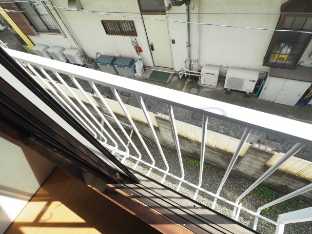 シティハイム中田Aのバルコニー