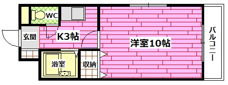 ハマダ矢野ビルの間取り