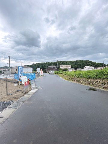 新築戸建・新築建売　西郷村小田倉字前原　小田倉小・西郷第二中の前面道路含む現地写真