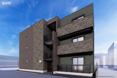 【外観パース】 | イクシオ高野台 | 外観パースです。