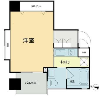 ベルファース市ヶ谷の間取り