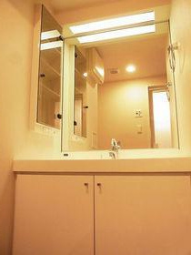 レジディア南千住の洗面所