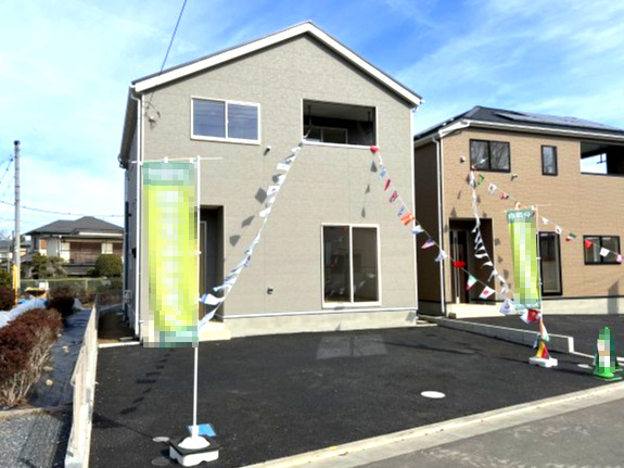 昭島市拝島町3丁目　新築戸建全3棟の外観|現地外観