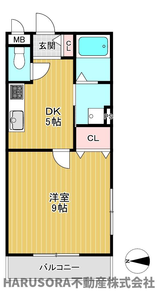 守口市藤田町１棟アパートの間取り