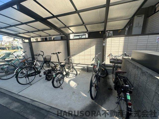 守口市藤田町１棟アパートの駐輪場