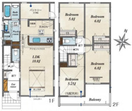 所沢市下安松　全11棟　8号棟の画像