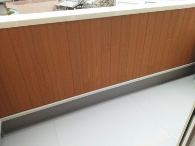 【バルコニー】 | ラ・フォンテ　Ⅱ | 暖かな日差しのふりそそぐバルコニー