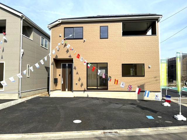 昭島市拝島町3丁目　新築戸建全3棟の外観|現地外観