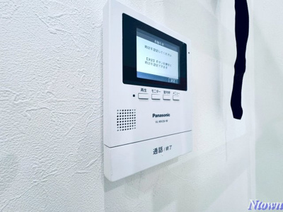 【セキュリティ】 | インフィニティ―エル | モニター付きインターフォンです。