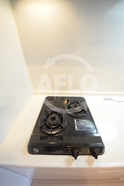 ラクラス長堀橋のキッチン|ラクラス長堀橋　2口ガスコンロ