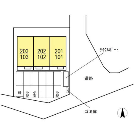 アークの区画図