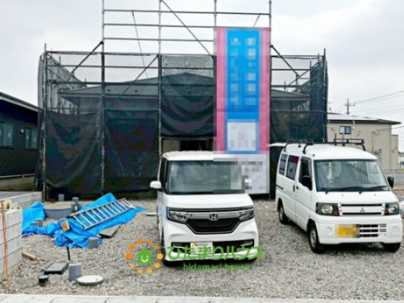 加須市馬内第3　新築一戸建て　04　クレイドルガーデンの駐車場|25/02/09　撮影