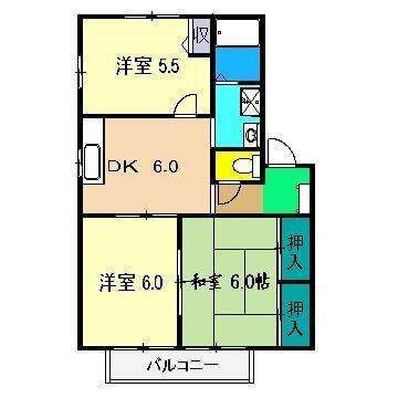 ルピナスＫの間取り| 