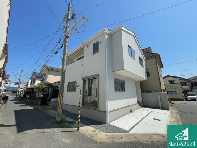 京都市伏見区向島立河原町　第4期　新築一戸建ての外観|お客様に長く安心して住んでいだだける事にこだわった家づくり！住んでからのアフターサービスにもしっかりと取り組んでいます！