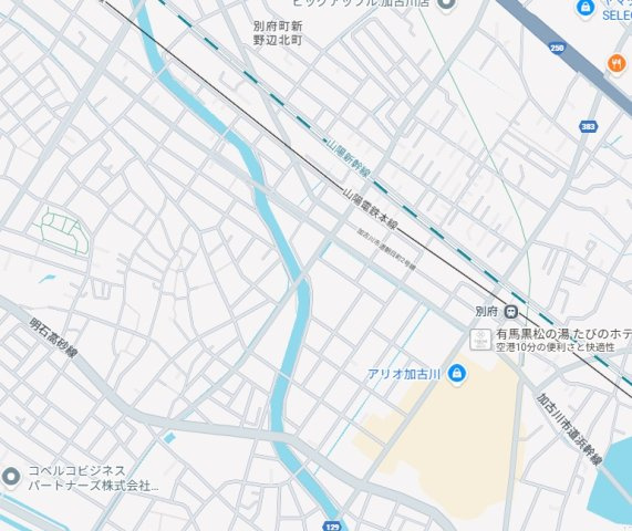 加古川市別府町新野辺　第23期　新築一戸建ての地図