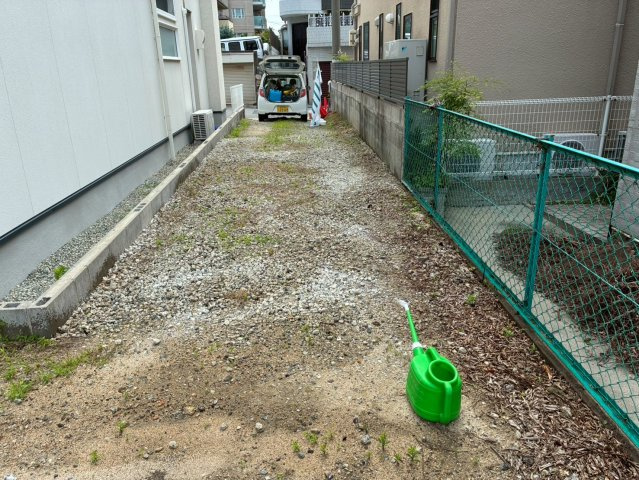 【ヴィレッタの杜】松園町Ａの外観|東側現地写真です