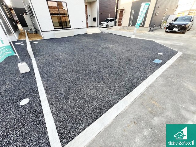 加古川市別府町新野辺　第23期　新築一戸建ての駐車場|駐車スペース！散水栓があるので、こまめに愛車を洗えます！