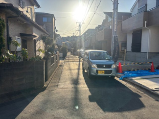 【前面道路含む現地写真】 | 藤沢市立石　新築分譲住宅　全2棟/今回販売1棟 | 前面道路
