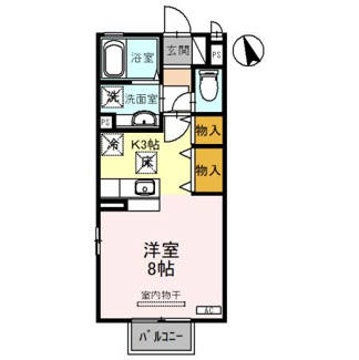 【間取り】 | ハニーコートＤ