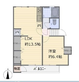 【間取り】 | 多摩川住宅ハー１