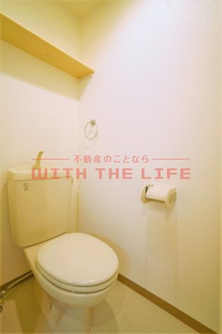 パティオ上津【キャッシュバック対象物件】のトイレ|清潔感のあるトイレです