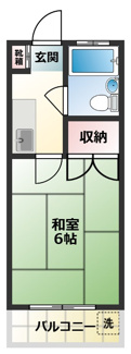 【間取り】 | ホワイトハイム名瀬