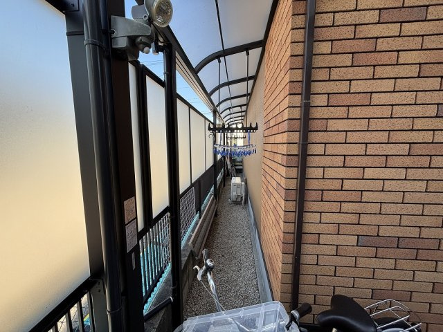 小牧市東4丁目　中古戸建の設備|雨の日に洗濯物を干しても濡れないように施工されています☆