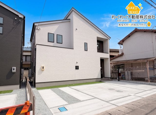 島田市金谷泉町／　新築戸建の駐車場|【1号棟】2026年4月22日撮影