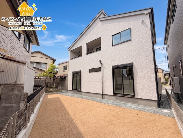 島田市金谷泉町／　新築戸建の庭|【1号棟】2026年4月22日撮影