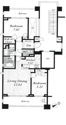 【間取り】 | プレステージ浜田山ジヴェルニー
