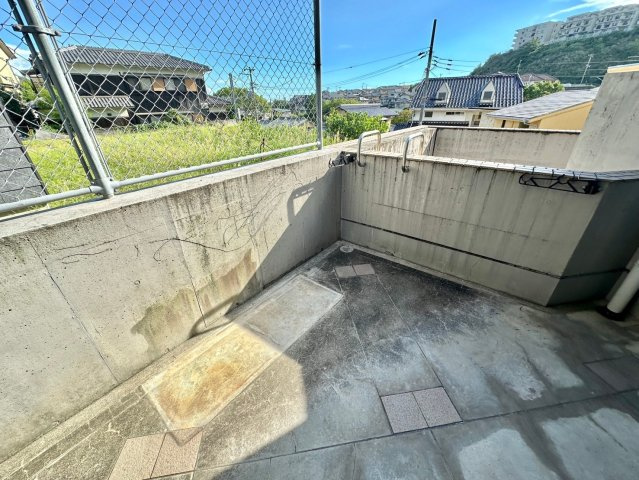 リブレ北新在家のバルコニー