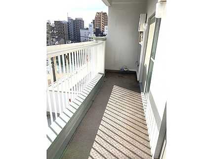 新明治橋マンションのバルコニー
