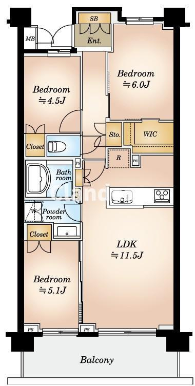 アーリアシティー一之江の間取り|ドキドキの新生活も、安心してスタート。ぴったりの住まいを見つけませんか？クランディアが一緒に住まい選びをサポートします‼　まずは、お気軽にお問合せください　＃クランディア
