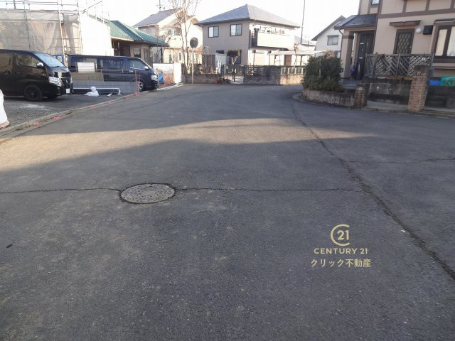 リーブルガーデン  小美玉市希望ヶ丘　1期　1の前面道路含む現地写真|現地撮影（2026年4月）