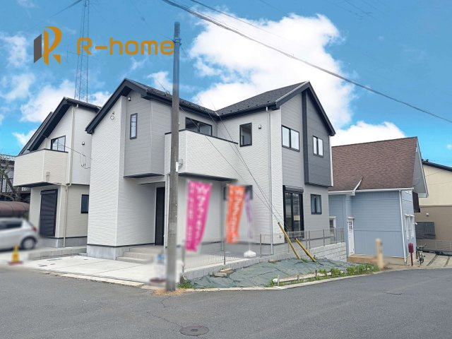 流山市東深井17期　新築戸建て　2号棟の外観|ご予約を頂ければ、『平日』はもちろん『早朝』や『夜間』もご見学可能です♪お気軽にお申し付けください♪