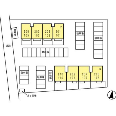 【区画図】 | ラトンラヴール Ⅱ番館